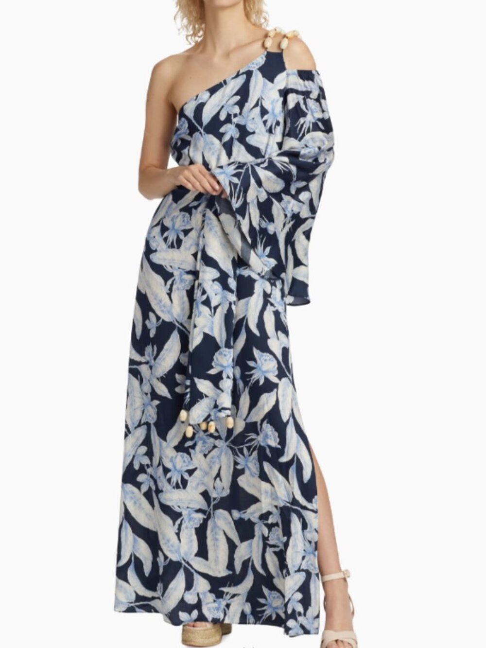 Alexis Randi One Shoulder Maxi Dress